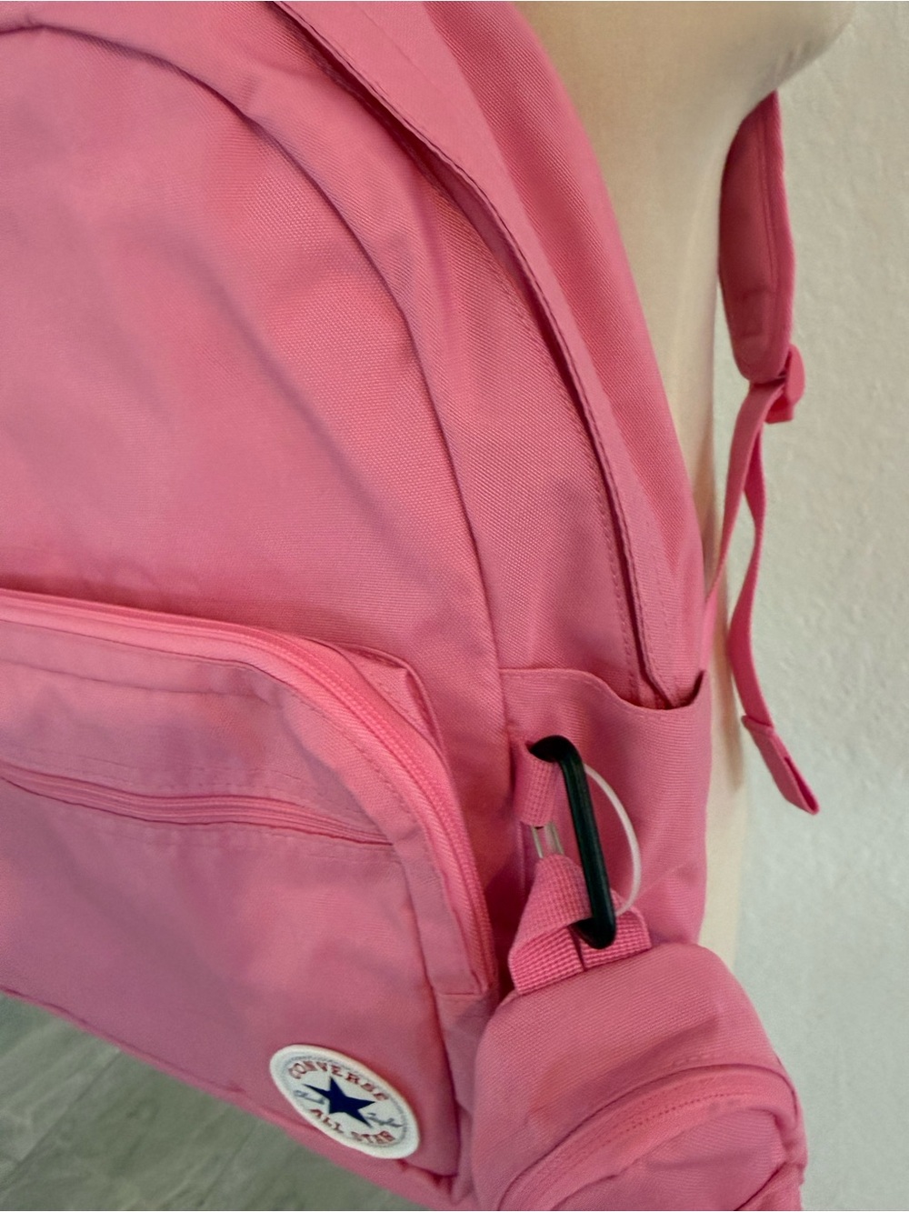 New womens Converse Pink Backpack with Detachable Pouch - Picture 5 of 9